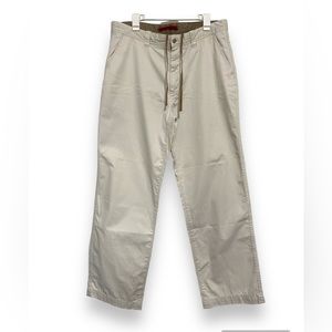 Vintage TOMMY HILFIGER Light Khaki Pants Chinos 36x32 Classic Chino Pants
